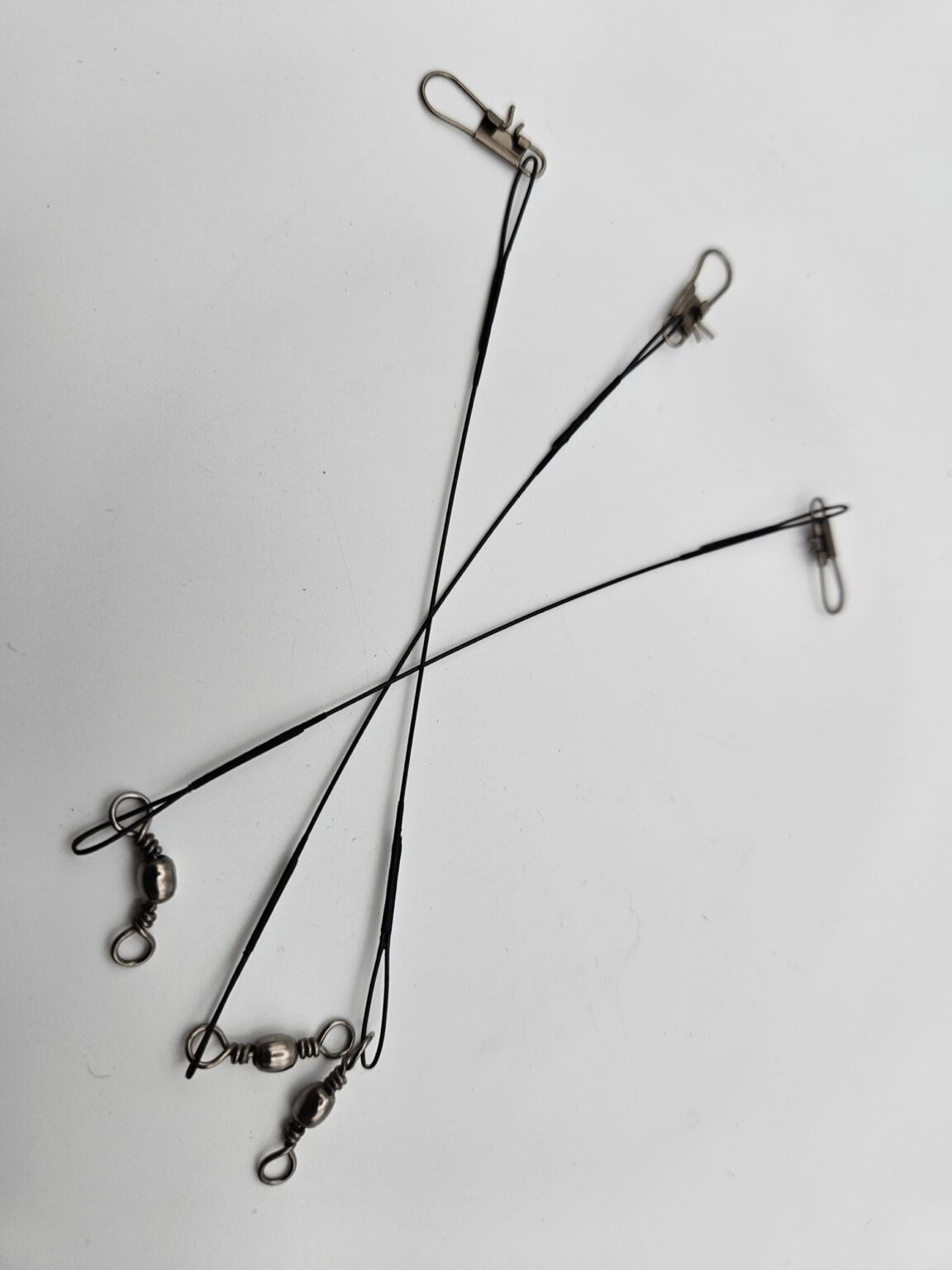 9Tong Edelstahl Angelvorfach Für Salzwasser - Mit Wirbel & Karabiner