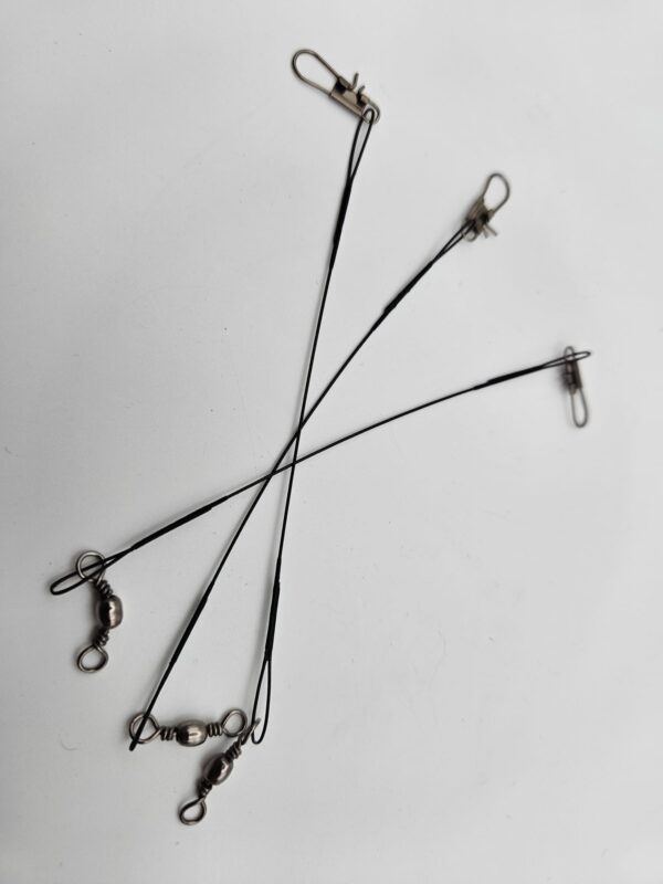 Angelvorfach aus Stahl - WSB Stahlvorfach 10 cm