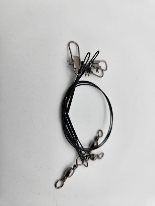 Angelvorfach aus Stahl - WSB Stahlvorfach 15 cm